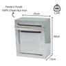 Caixa Correio Cartas Popular 30 Inox para Grade 13x25x30cm - 2