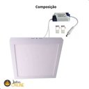 Ver imagem 4 de Kit com 5 Painéis Plafon LED Integrado 18W Quadrado Sobrepor