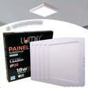 Ver imagem 5 de Kit com 5 Painéis Plafon LED Integrado 18W Quadrado Sobrepor