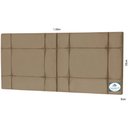 Ver imagem 4 de Cabeceira de Cama Box Casal Queen 160cm Estofada Ellegancy Bege
