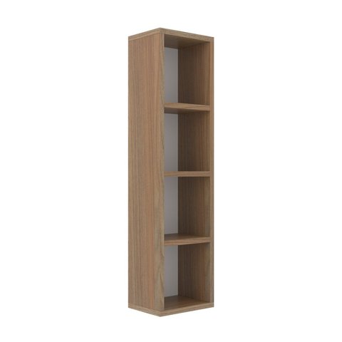 Gabinete de Banheiro 20cm x 58cm Prime Yescasa Marrom/Noce