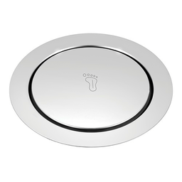 Ralo Click Inteligente Inox Fertak Redondo Embutir 10x10cm - 1