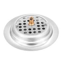 Ralo Click Inteligente Inox Fertak Redondo Embutir 10x10cm - 3