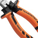 Ver imagem 3 de Alicate Meia Cana Isolado 1.000 V 6" Tramontina Pro