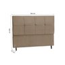 Cabeceira Casal 144 Cm New Civic  New Foam para Cama Box Estofada - 2