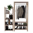 Ver imagem 1 de Arara Guardar Roupa Bermudas Estilo Industrial Organizadora Technox