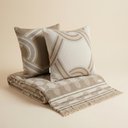 Ver imagem 3 de Kit Manta e Almofadas Decorativas para Sofá Argélia Caramelo - Nexta Casa