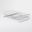 Ver imagem 1 de Escorredor de Louça para Bancada de 1 Nível Grande 14 Pratos : Inventia Aer : Inox