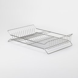 Escorredor de Louça para Bancada de 1 Nível Grande 14 Pratos : Inventia Aer : Inox - 1