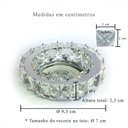 Ver imagem 4 de 8 Spot Cristal Embutir Inox Redondo K9 Mr16 Corredor Lup70