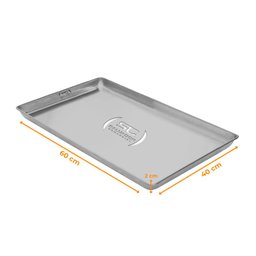 Forno Turbo Elétrico Profissional Padaria 5 Níveis 40x60 Fte 100 220v Gpaniz + 5 Assadeiras Alum - 4