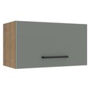 Ver imagem 1 de Armário Aéreo Madesa Agata 60 cm 1 Porta Basculante Rustic/Cinza Cor:Rustic/Cinza