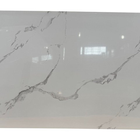 Revestimento Decorativo 3d Premium Placa Marmorizada Calacatta 244cm X 122cm 2,97m² de Cobertura