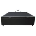 Ver imagem 6 de Base Box Baú para Cama Casal 138x188cm Liz S05 Corano Preto - Mpozenato