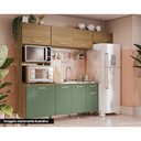 Ver imagem 1 de Kit de Cozinha Compacta a L780a Nogueira/verde Oliva - Kappesberg