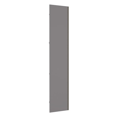 Porta para Closet Individual 50cm com Puxador Perfil Inox Luciane Móveis