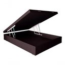 Ver imagem 1 de Cama Box Baú Casal Sintético Marrom 138x188