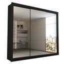 Ver imagem 2 de Guarda-roupa Casal Luiza 3 Portas de Correr 4 Gavetas Espelhado - Panorama Móveis
