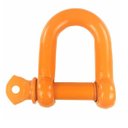 Ver imagem 1 de Manilha 5/8 Reta Budin Pino Roscado Reboque , Elevação de Carga, Amarração - Laranja