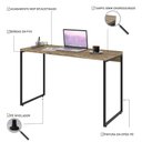 Ver imagem 3 de Mesa de Escritório Escrivaninha 120cm Dynamica Industrial C08 Carvalho - Mpozenato