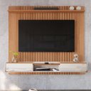 Ver imagem 7 de Rack Bancada com Painel para TV de até 70" Ases Jequitiba/Off White