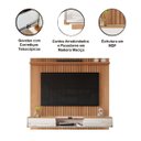 Ver imagem 2 de Rack Bancada com Painel para TV de até 70" Ases Jequitiba/Off White