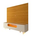 Ver mais imagens de Rack com Painel para TV até 84 Polegadas com LED 100% MDF 217CMX237CM Luminare Nobre