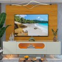 Ver imagem 1 de Rack com Painel para TV até 84 Polegadas com LED 100% MDF 217CMX237CM Luminare Nobre