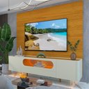 Ver imagem 6 de Rack com Painel para TV até 84 Polegadas com LED 100% MDF 217CMX237CM Luminare Nobre