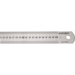 Escala de aço inox 1500mm - Vonder - 2