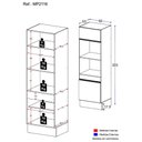 Ver imagem 4 de Paneleiro 2 Portas Para Forno E Microondas Mp2116.895 Preto