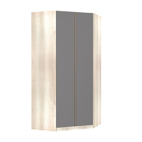 Guarda-roupa Solteiro Luciane Canto Diagonal Prime Plus 2 Portas