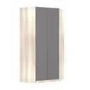 Ver imagem 1 de Guarda-roupa Solteiro Luciane Canto Diagonal Prime Plus 2 Portas