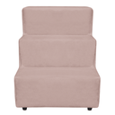 Ver imagem 6 de Escada Escadinha para Pet 3 Degraus com Osso Cor Rose Veludo Liberty Móveis