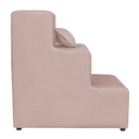 Ver imagem 4 de Escada Escadinha para Pet 3 Degraus com Osso Cor Rose Veludo Liberty Móveis