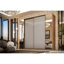 Ver imagem 6 de Guarda Roupa Casal 4 Portas (2 de Correr e 2 de Giro C/ Espelho) e 4 Gavetas Laredo Flex Nogueira/