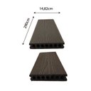 Ver imagem 2 de Deck de Madeira Ecológica 290cm x 14,82cm 2,3cm Espessura Formaco Decor Marrom