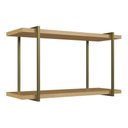 Ver imagem 1 de Nicho Aereo Aberto 80 Cm com Metal para Quarto 100% Mdf Cor:savana
