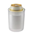 Ver imagem 2 de Porta Lata - Latinha Cerveja 350ml alumínio e isopor Térmico - Cromada