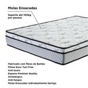 Ver imagem 3 de Colchão Viúva Prorelax Mola Ensacada Pro Soft 128cm x 188cm x 24cm Pillow Euro Cinza