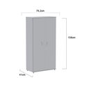 Ver imagem 7 de Armário Pandin Alto AA1600MX-31 2 Portas 3 Prateleiras
