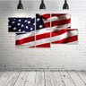 Quadro Decorativo - Flags-Usa-American-Flag - Composto de 5 Quadros - 1