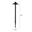 Ver imagem 4 de Luminária de Jardim Nordecor Kita 6485 Led 5w Bivolt Preto 3000k Luz Amarela