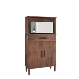 Balcão Armário Organizador Microondas e Forno Duplo Café - 2