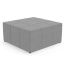Ver imagem 2 de Puff Decorativo para Sala de Estar Quadrado Milano 90x90cm W01 Suede Cinza - Lyam Decor
