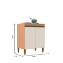 Ver imagem 3 de Balcão de Cooktop 80cm Cecília Freijó Off White