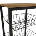 Ver imagem 3 de Fruteira Desk 3 Prateleiras Freijó/preto Fosco