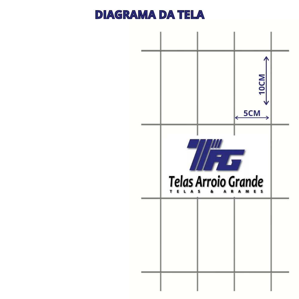 TELA SOLDADA FORTINET VERDE MALHA 5x10cm FIO 2,50mm RL 25X2,0m - 7