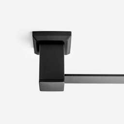 Porta Toalha de Rosto Inox Ducon Preto - 2