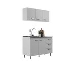 Ver imagem 1 de Cozinha Modulada Ipanema 2 Peças - Branco Branco